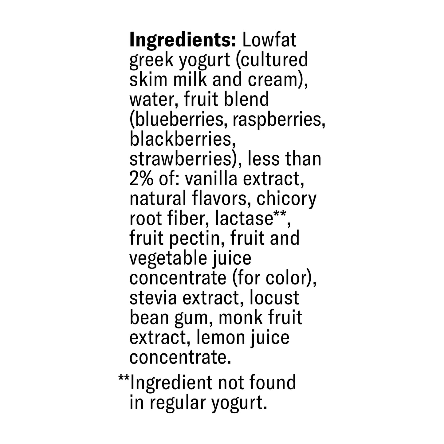 20G Protein Low-Fat Greek Yogurt Drink Mixed Berry Vanilla 10 Fl Oz Bottle
