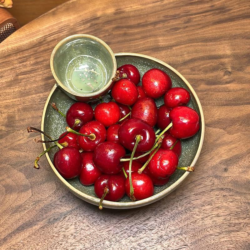 Handmade Ceramic Handmade and Ceramic Cherry and Cherry Fruit Small Bowls, French Fries Bowls, Salad Bowls, Dumpling Bowls